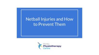 Netball Injuries and How to Prevent Them - Morley Physiotherapy Centre