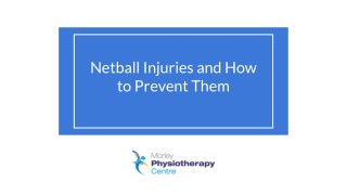 Netball Injuries and How to Prevent Them - Morley Physiotherapy Centre