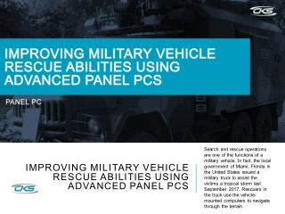 Improving Military Vehicle Rescue Abilities Using Advanced Panel PCs