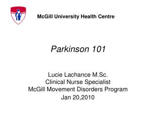 Parkinson 101