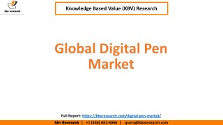 Digital Pen Market Size and Segmentation