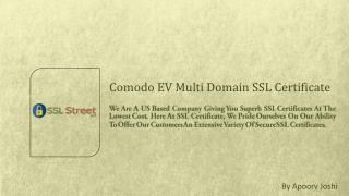 Comodo EV Multi Domain SSL Certificate with Highest Encryption in USA