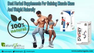 Best Herbal Supplements for Gaining Muscle Mass and Weight Naturally