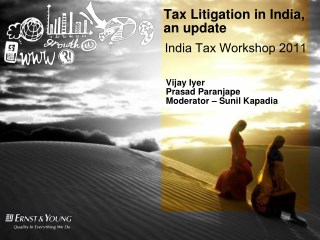 Tax Litigation in India - EY India