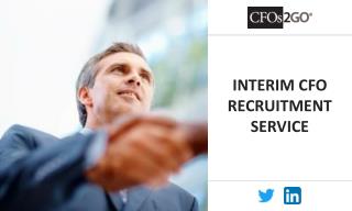 INTERIM CFO RECRUITMENT SERVICE