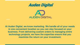 Digital Marketing in Austin - Auden Digital