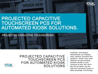 Projected Capacitive Touchscreen PCs for Automated Kiosk Solutions