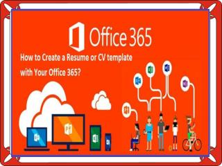 How to Create a Resume or CV template with Your Office 365?