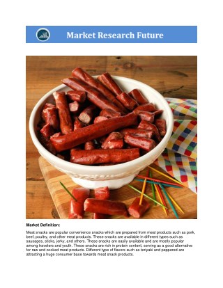 Meat Snacks Market Trends 2023 pdf file