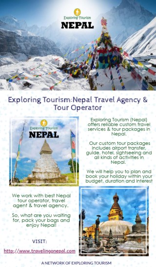 Exploring Tourism:Nepal Travel Agency & Tour Operator