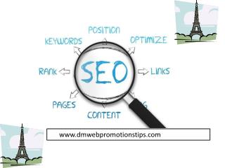 SEO Tips For New Website | DM Web Promotions Tips