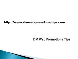 Top 10 SEO Sites | DM Web Promotions Tips