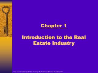 Chapter 1 Introduction to the Real Estate Industry