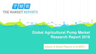 Global Agricultural Pump Market Size, Growth and Comparison by Regions, Types and Applications