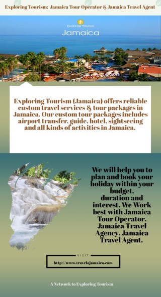Exploring Tourism: Jamaica Tour Operator & Jamaica Travel Agent