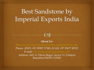 Best Sandstone by Imperial Exports India