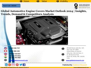 Global Demand for Automotive Engine Light weight Covers to Approach USD 1.9 Billion