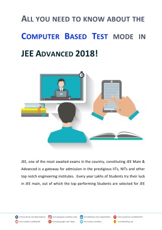 All you need to know about the Computer Based Test mode in JEE Advanced 2018!
