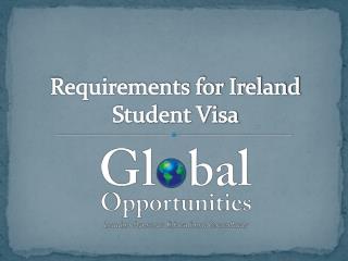 Requirements for Ireland Student Visa