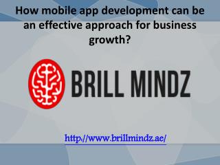Mobile application development company Dubai