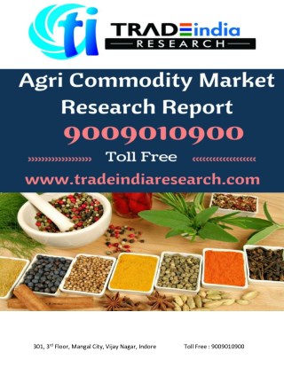 NCDEX Commodity Prediction Report 26.02.2018 by TradeIndia Research