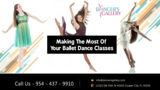 MakingÂ theÂ mostÂ ofÂ yourÂ balletÂ danceÂ classes