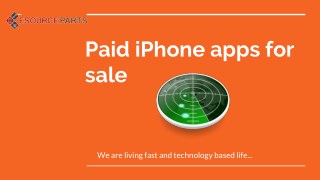 Paid iPhone apps for sale