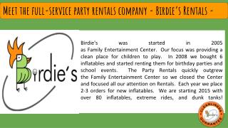 Hampton Roads Inflatables RentalsÂ  - Birdies Rentals