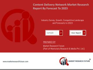 Content Delivery Network Market Segmentation, Parameters and Prospects 2017 to 2023 Market Research Report