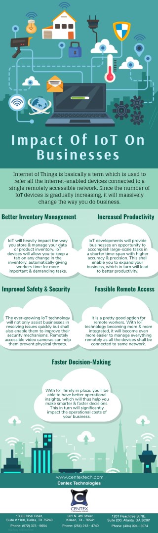 Impact Of IoT On Businesses