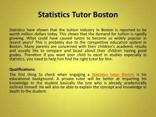 How to Choose the Right Home Tutor for Your Child in Boston