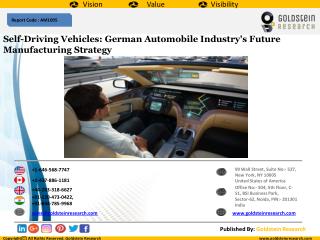 Self-Driving Vehicles: German Automobile Industry's Future Manufacturing Strategy