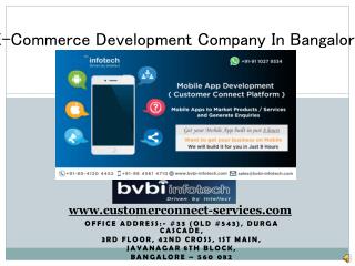 E-Commerce Development Company In Bangalore, M-Commerce Development Company In Bangalore