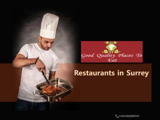 Restaurants in Surrey