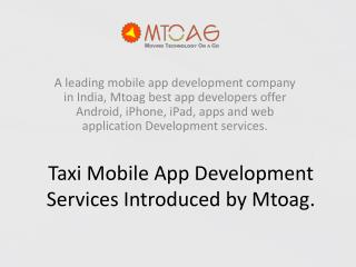 Taxi Booking App Development