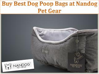 Buy best dog poop bags at nandog pet gear