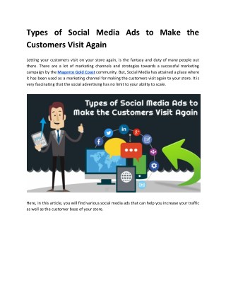 Social Media Ads That can Flood Your Website with Customers