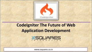 CodeIgniter Developmentâ€“ The Future of Web Application Development