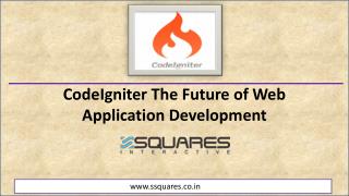 CodeIgniter Developmentâ€“ The Future of Web Application Development