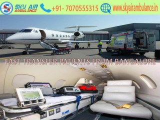 Economical services by Sky Air Ambulance from Bangalore to Delhi