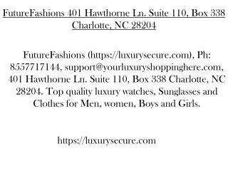 FutureFashions Luxurysecure.com