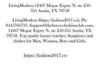 LivingModern Support@thebuyers-fashionclub.com