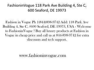 FashioninVogue 844-898-9742