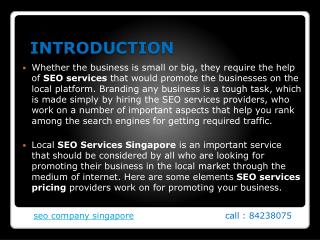 SEO service agency - singapore.