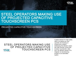 Steel Operators Making Use of Projected Capacitive Touchscreen PCs