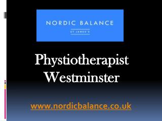 Phystiotherapist Westminster - NordicBalance