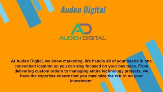 Web Design and Marketing Agency in Austin - Auden Digital