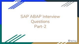 Top 10 sap abap interview questions part2 faqs-www.bigclasses.com