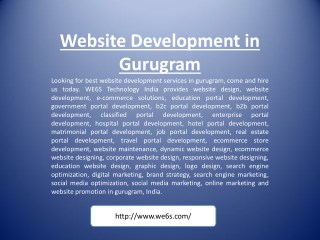 Website Development in Gurugram
