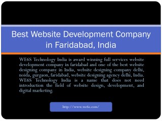 Website Development in Faridabad